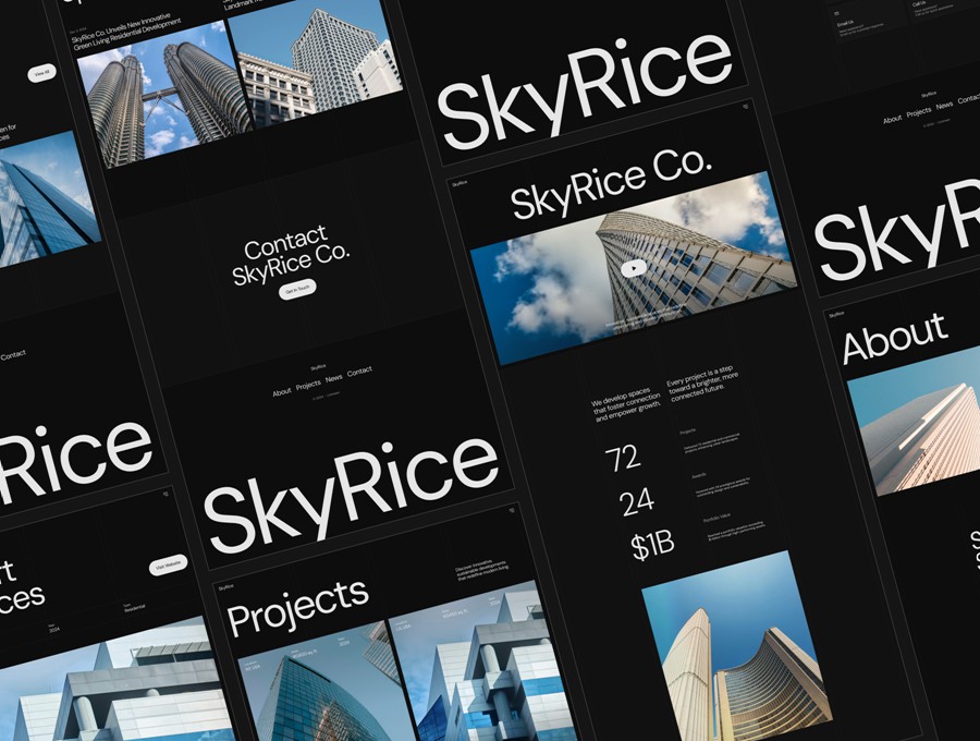 高级房地产开发商公司官网网站登录页面WEB UI设计Figma模板素材 SkyRice – Real Estate Company Website APP UI 第5张-素材湾丨精选海外优质设计素材资源 高级房地产开发商公司官网网站登录页面WEB UI设计Figma模板素材 SkyRice – Real Estate Company Website APP UI sucaiwan.com