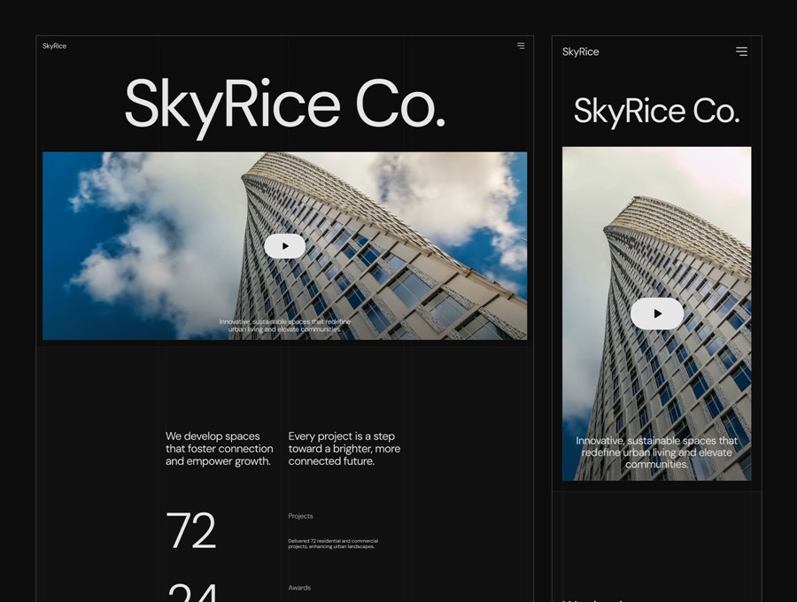 高级房地产开发商公司官网网站登录页面WEB UI设计Figma模板素材 SkyRice – Real Estate Company Website APP UI 第3张-素材湾丨精选海外优质设计素材资源 高级房地产开发商公司官网网站登录页面WEB UI设计Figma模板素材 SkyRice – Real Estate Company Website APP UI sucaiwan.com