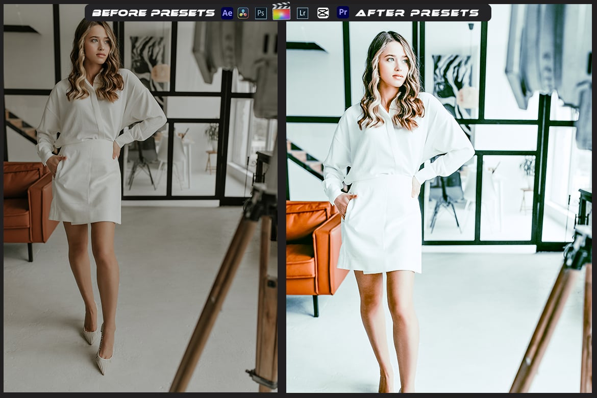 明亮曝光人物肖像摄影照片调色Lightroom&Luts预设 Bright Airy Lightroom Preset & Luts Premiere Pro 插件预设 第4张-素材湾丨精选海外优质设计素材资源 明亮曝光人物肖像摄影照片调色Lightroom&Luts预设 Bright Airy Lightroom Preset & Luts Premiere Pro 插件预设 sucaiwan.com