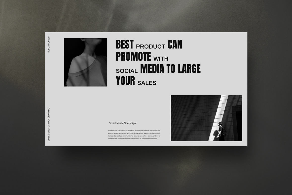 时尚简约品牌营销策划演示文稿设计Keynote模板 Stradic – Brand Keynote 幻灯图表 sucaiwan.com