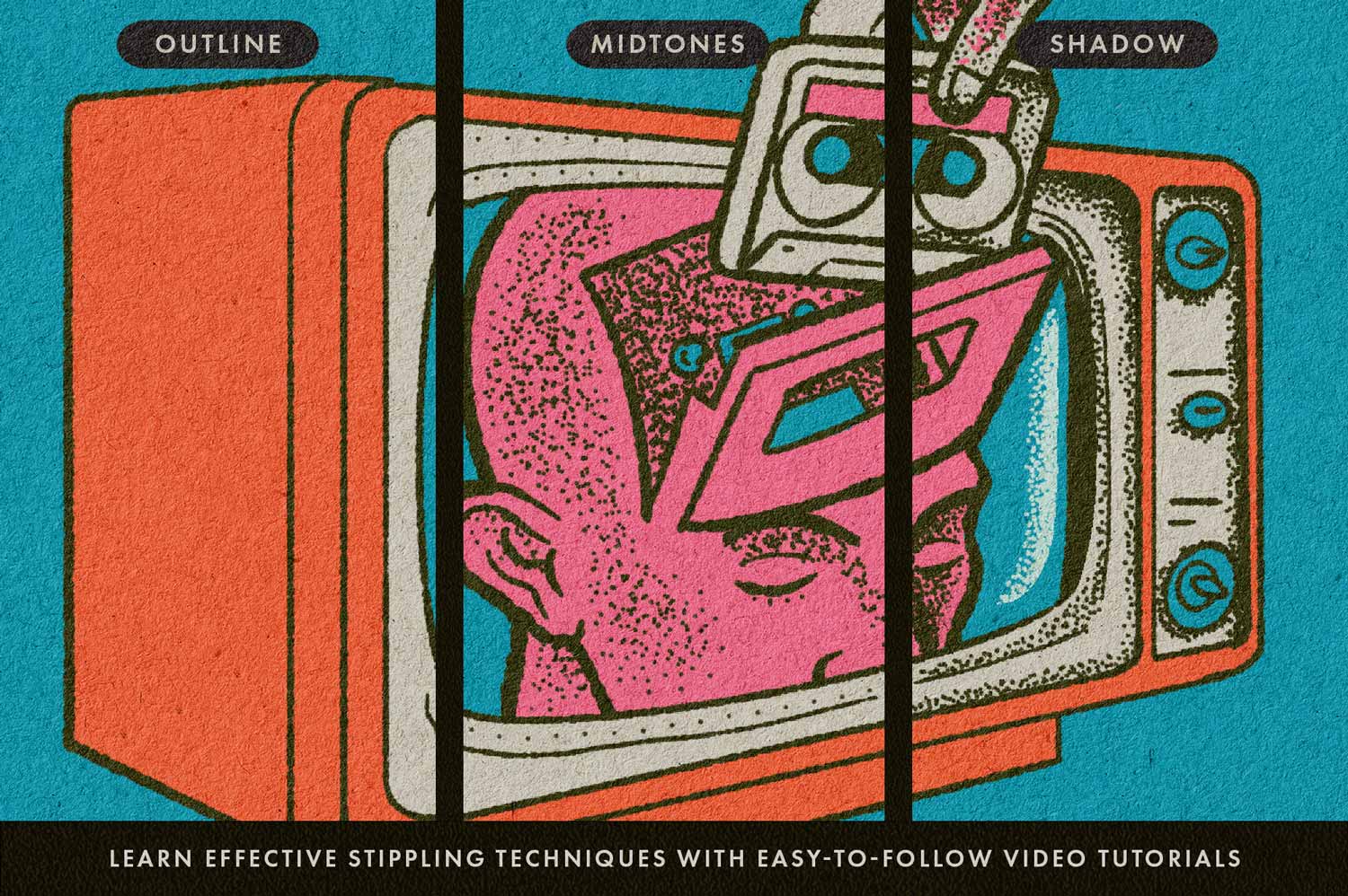 20款复古20世纪半调颗粒老式点画Procreate笔刷纸张肌理预设绘画套装RSCO Dot Dreams for Procreate 笔刷资源 第7张-素材湾丨精选海外优质设计素材资源 20款复古20世纪半调颗粒老式点画Procreate笔刷纸张肌理预设绘画套装RSCO Dot Dreams for Procreate 笔刷资源 sucaiwan.com