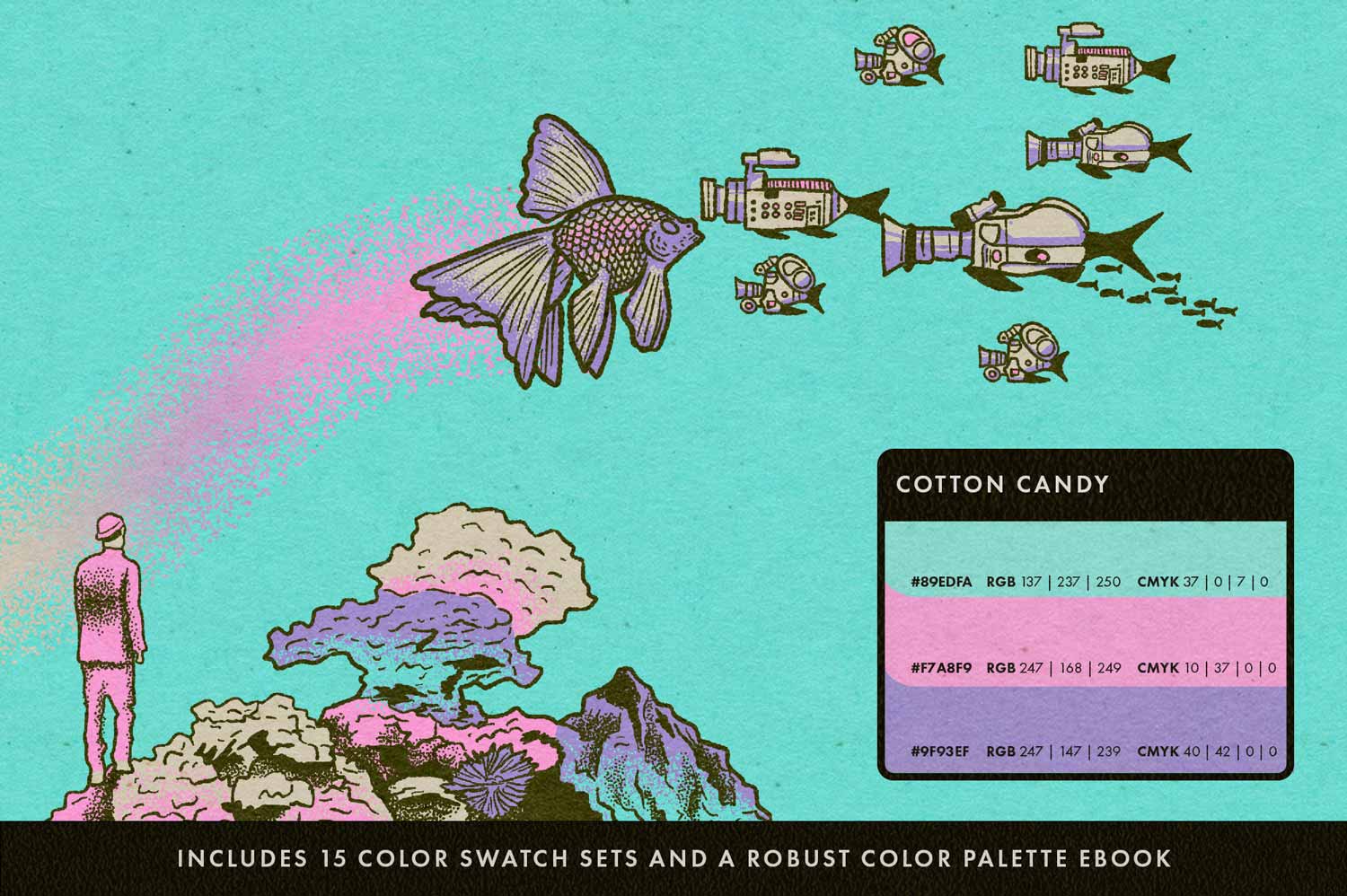 20款复古20世纪半调颗粒老式点画Procreate笔刷纸张肌理预设绘画套装RSCO Dot Dreams for Procreate 笔刷资源 第9张-素材湾丨精选海外优质设计素材资源 20款复古20世纪半调颗粒老式点画Procreate笔刷纸张肌理预设绘画套装RSCO Dot Dreams for Procreate 笔刷资源 sucaiwan.com