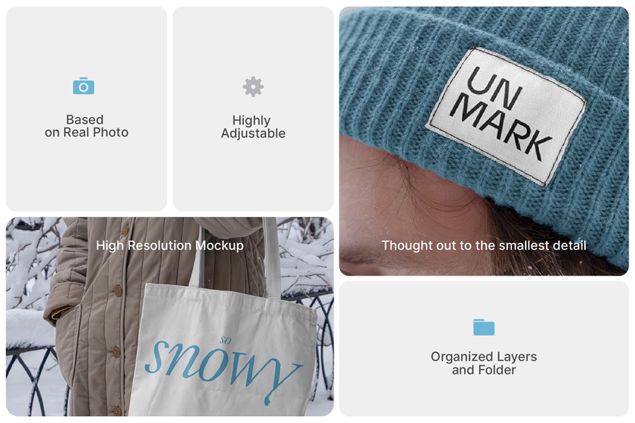 7款雪地雪景场景名片帆布袋毛线帽子包装盒VI展示PS贴图样机模板 So Snowy Collection 样机素材 第8张-素材湾丨精选海外优质设计素材资源 7款雪地雪景场景名片帆布袋毛线帽子包装盒VI展示PS贴图样机模板 So Snowy Collection 样机素材 sucaiwan.com