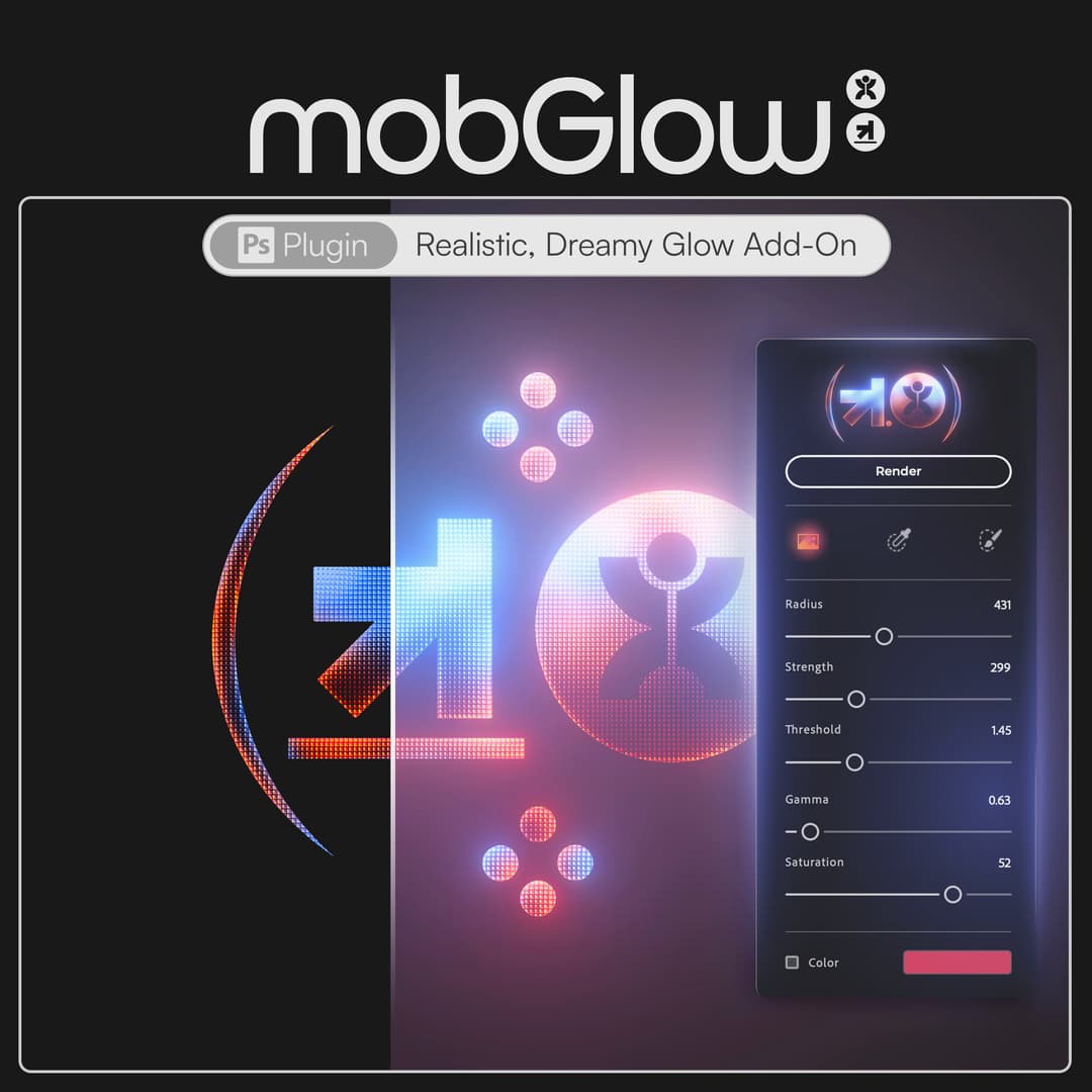 复古梦幻发光老电影朦胧柔光美学辉光漫射扩散效果Photoshop插件 Doron/Bangingjoints MobGlow PS Plugin , 第1张-素材湾丨精选海外优质设计素材资源 复古梦幻发光老电影朦胧柔光美学辉光漫射扩散效果Photoshop插件 Doron/Bangingjoints MobGlow PS Plugin , sucaiwan.com