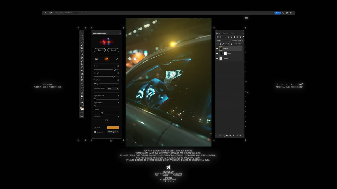 复古梦幻发光老电影朦胧柔光美学辉光漫射扩散效果Photoshop插件 Doron/Bangingjoints MobGlow PS Plugin , 第9张-素材湾丨精选海外优质设计素材资源 复古梦幻发光老电影朦胧柔光美学辉光漫射扩散效果Photoshop插件 Doron/Bangingjoints MobGlow PS Plugin , sucaiwan.com