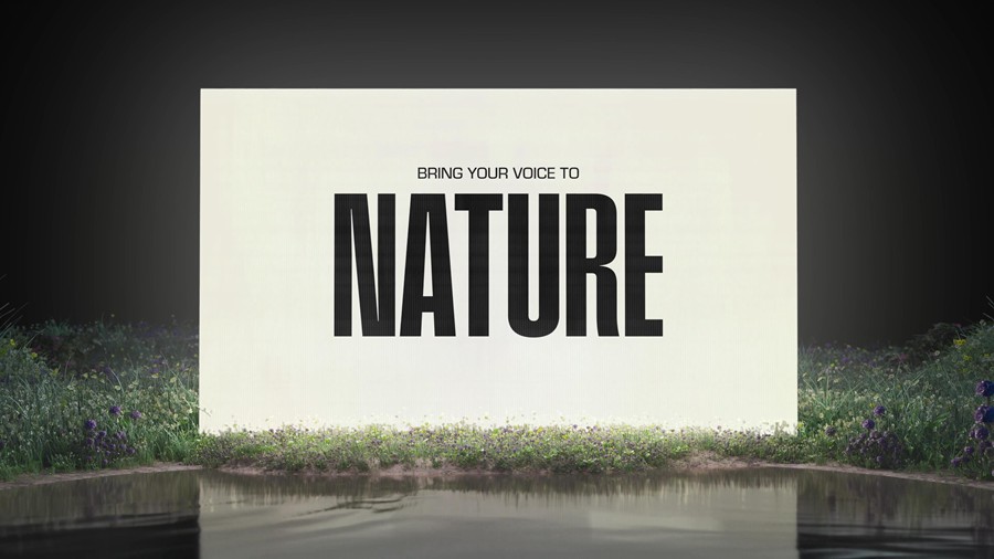 3D迷幻花海广告牌灯箱发光屏幕banner海报动态设计展示AE视频样机片头片尾模板Surreal Screens 影视音频 sucaiwan.com