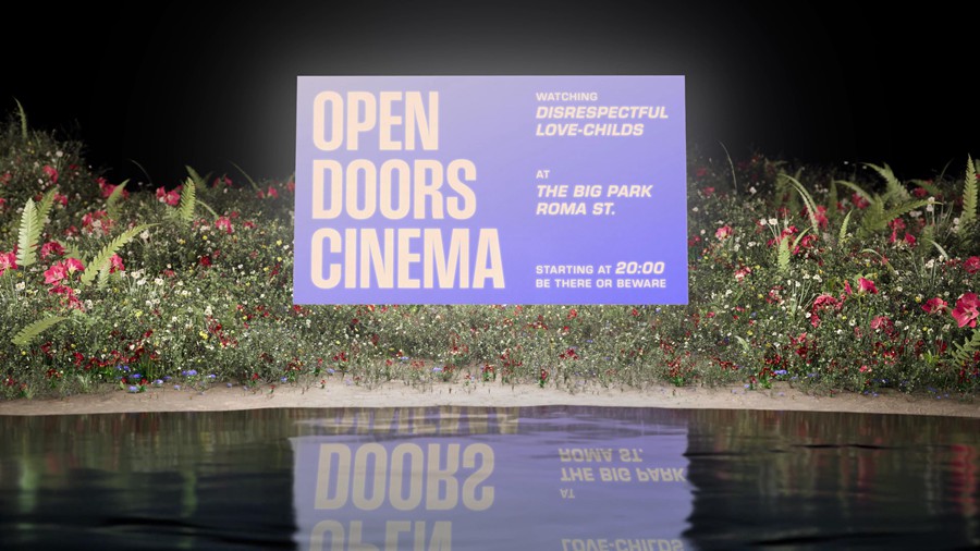 3D迷幻花海广告牌灯箱发光屏幕banner海报动态设计展示AE视频样机片头片尾模板Surreal Screens 影视音频 sucaiwan.com