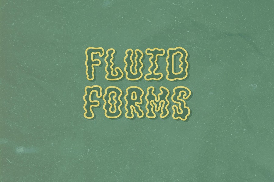 现代复古品牌海报徽标设计装饰英文字体安装包 Jump Up — Wavy Groovy Font Duo 设计素材 sucaiwan.com