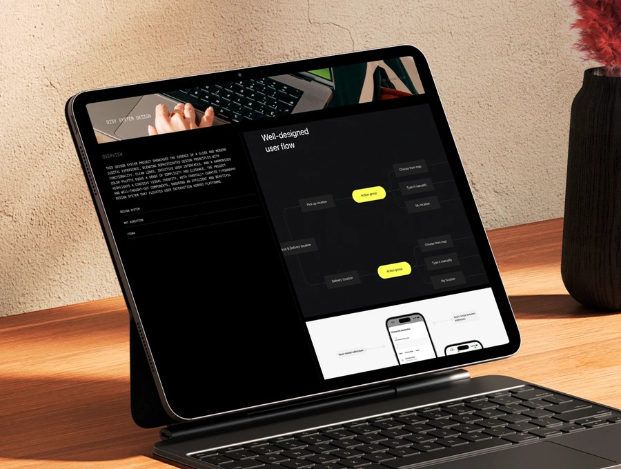 现代极简工作室设计师创意艺术展示Web网站网页作品集Figma/Framer页面排版布局UI设计套件Creative Alien Studio Framer Template APP UI sucaiwan.com