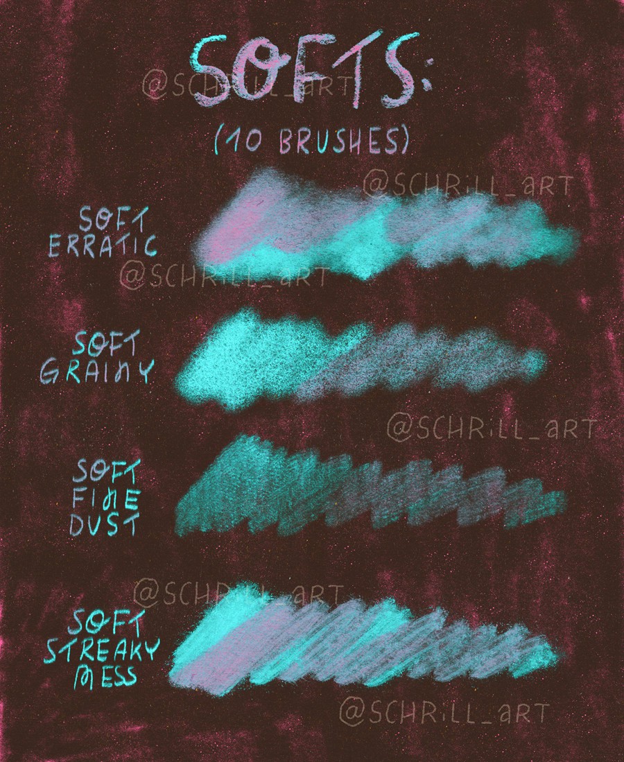 62款逼真木炭铅笔素描绘画混合Procreate笔刷套装Crazy charcoals – 62 coal brushes for Procreate 笔刷资源 第3张-素材湾丨精选海外优质设计素材资源 62款逼真木炭铅笔素描绘画混合Procreate笔刷套装Crazy charcoals – 62 coal brushes for Procreate 笔刷资源 sucaiwan.com