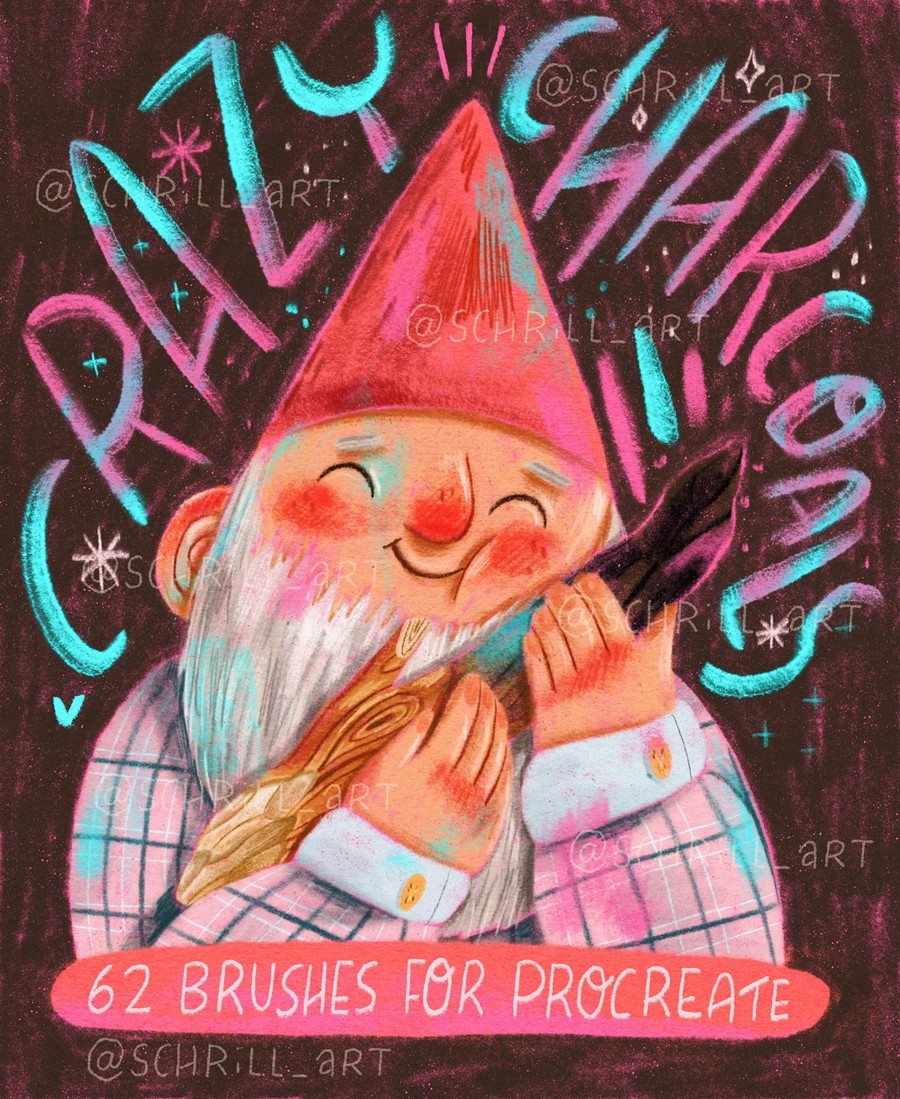 62款逼真木炭铅笔素描绘画混合Procreate笔刷套装Crazy charcoals – 62 coal brushes for Procreate 笔刷资源 第1张-素材湾丨精选海外优质设计素材资源 62款逼真木炭铅笔素描绘画混合Procreate笔刷套装Crazy charcoals – 62 coal brushes for Procreate 笔刷资源 sucaiwan.com