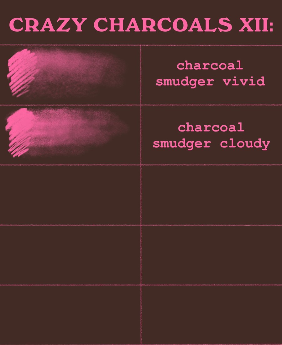 62款逼真木炭铅笔素描绘画混合Procreate笔刷套装Crazy charcoals – 62 coal brushes for Procreate 笔刷资源 第22张-素材湾丨精选海外优质设计素材资源 62款逼真木炭铅笔素描绘画混合Procreate笔刷套装Crazy charcoals – 62 coal brushes for Procreate 笔刷资源 sucaiwan.com