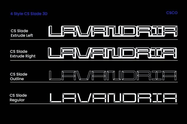 现代时尚科技海报品牌徽标设计无衬线英文字体安装包 Slade 3D 设计素材 第7张-素材湾丨精选海外优质设计素材资源 现代时尚科技海报品牌徽标设计无衬线英文字体安装包 Slade 3D 设计素材 sucaiwan.com