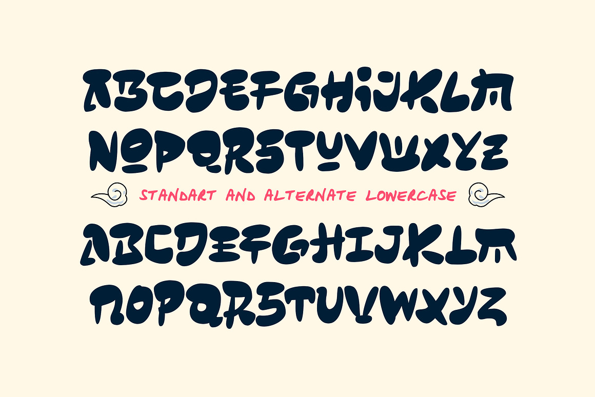 现代日系美学品牌海报包装漫画游戏设计装饰英文字体安装包 Yokai – Chunky Japanese Artistic Font 设计素材 第3张-素材湾丨精选海外优质设计素材资源 现代日系美学品牌海报包装漫画游戏设计装饰英文字体安装包 Yokai – Chunky Japanese Artistic Font 设计素材 sucaiwan.com