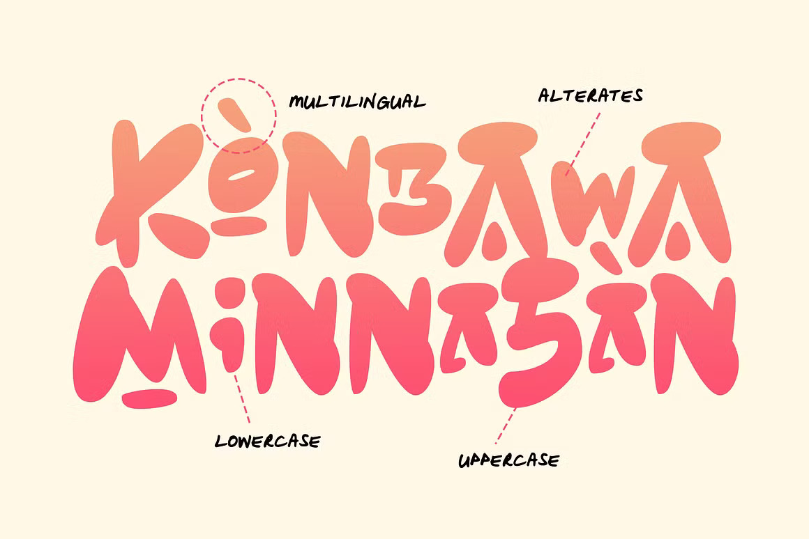 现代日系美学品牌海报包装漫画游戏设计装饰英文字体安装包 Yokai – Chunky Japanese Artistic Font 设计素材 第5张-素材湾丨精选海外优质设计素材资源 现代日系美学品牌海报包装漫画游戏设计装饰英文字体安装包 Yokai – Chunky Japanese Artistic Font 设计素材 sucaiwan.com