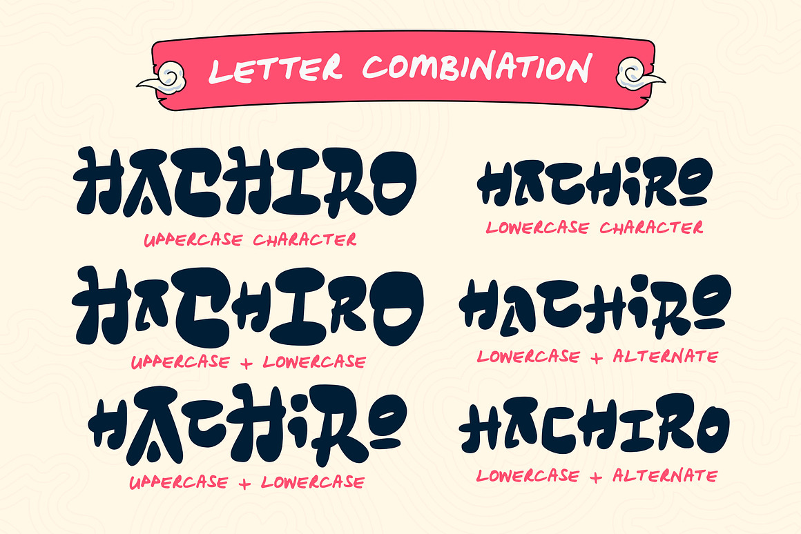 现代日系美学品牌海报包装漫画游戏设计装饰英文字体安装包 Yokai – Chunky Japanese Artistic Font 设计素材 第4张-素材湾丨精选海外优质设计素材资源 现代日系美学品牌海报包装漫画游戏设计装饰英文字体安装包 Yokai – Chunky Japanese Artistic Font 设计素材 sucaiwan.com