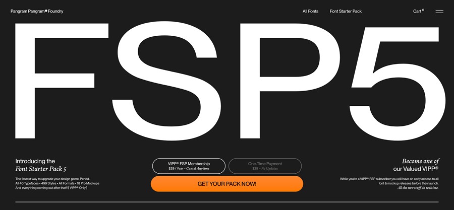 Pangram Pangram® 全部40种字体，共499 种样式！字体+样机PSD模型 PP®F Starter Pack 5.2 设计素材 sucaiwan.com
