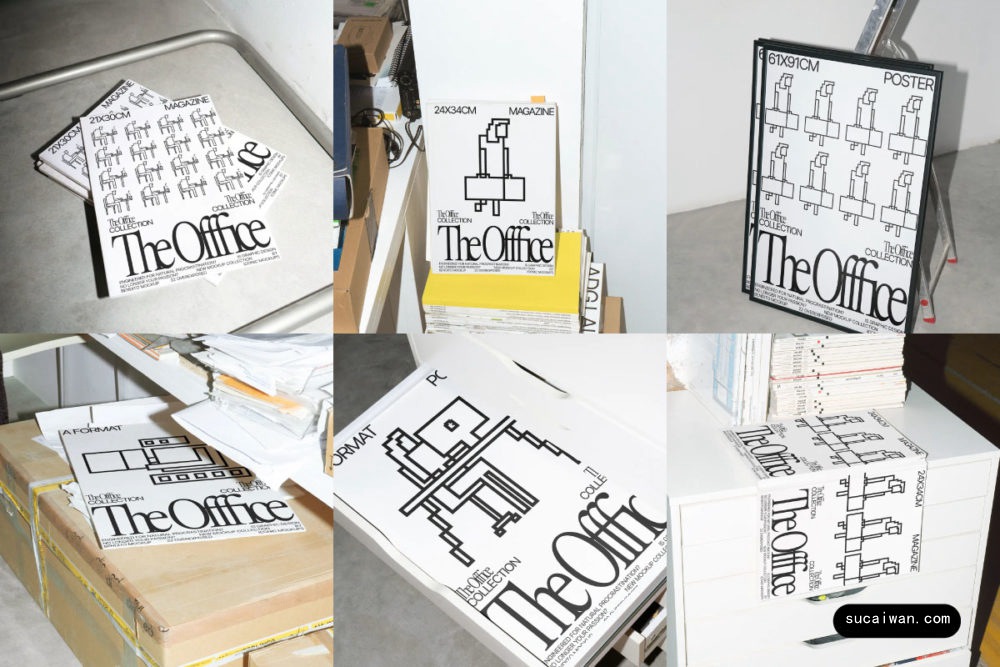 8款小众办公司场景海报挂画画册名片VI设计PS展示贴图机模板素材 Bendito.Mockup – The Offfice Mockup Collection Vol 2 样机素材 sucaiwan.com