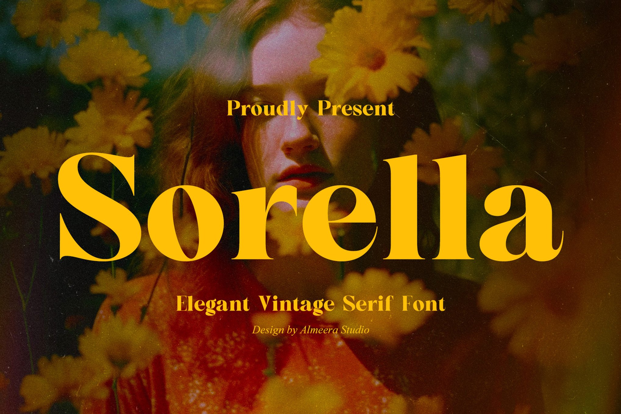 时尚优雅品牌包装婚礼徽标设计衬线英文字体安装包 Sorella – Bold serif font 设计素材 sucaiwan.com