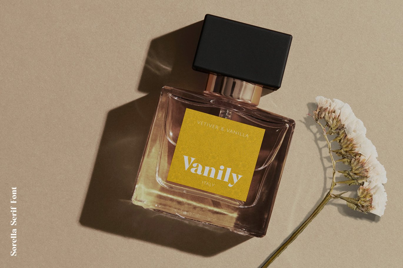 时尚优雅品牌包装婚礼徽标设计衬线英文字体安装包 Sorella – Bold serif font 设计素材 sucaiwan.com