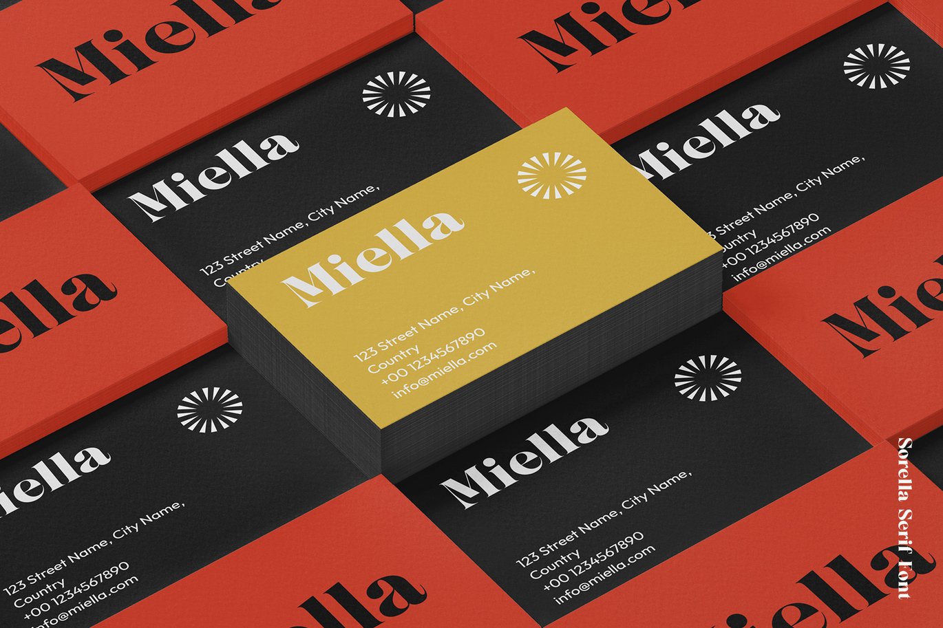 时尚优雅品牌包装婚礼徽标设计衬线英文字体安装包 Sorella – Bold serif font 设计素材 sucaiwan.com