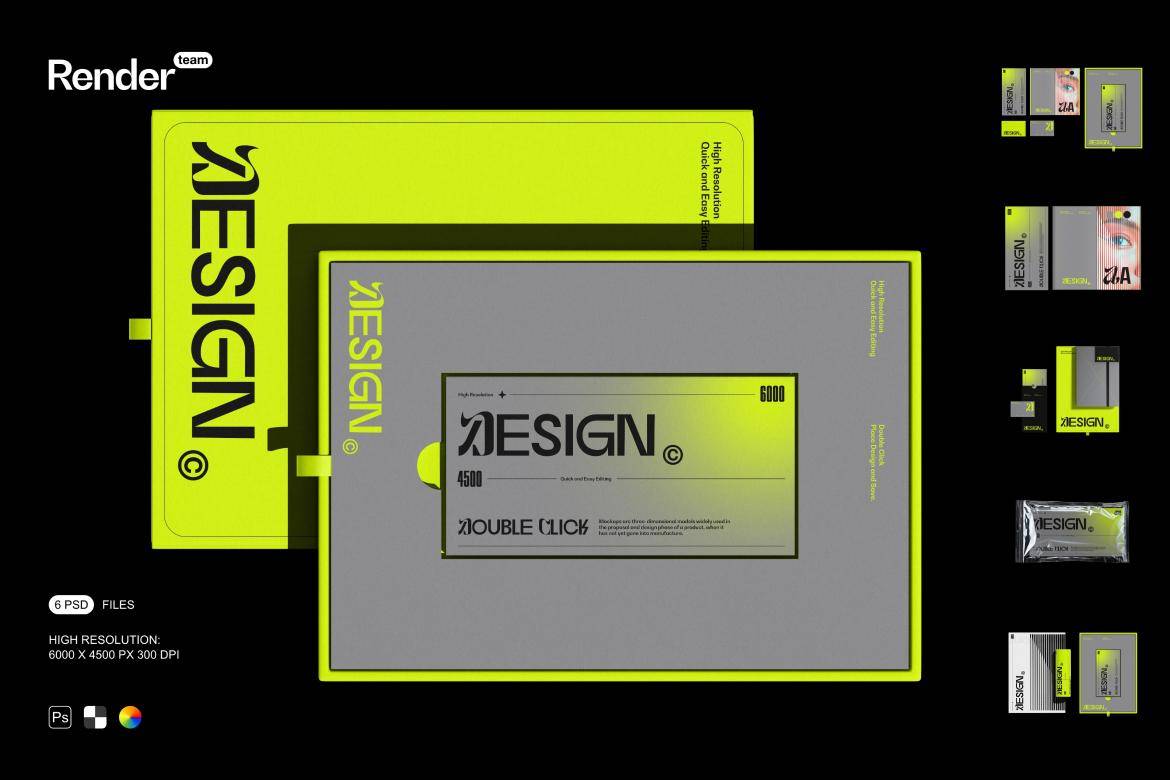 6款高级品牌VI设计名片会员卡片画册包装盒展示PS贴图样机模板素材 Brand Identity Mockup Set 样机素材 第1张-素材湾丨精选海外优质设计素材资源 6款高级品牌VI设计名片会员卡片画册包装盒展示PS贴图样机模板素材 Brand Identity Mockup Set 样机素材 sucaiwan.com