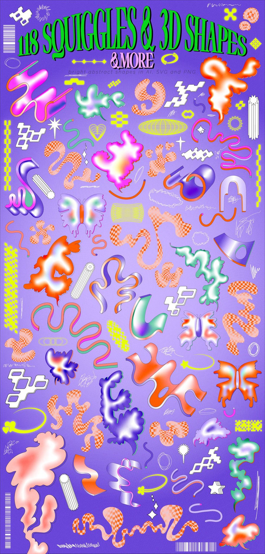Postmodern Squiggle 2 Vector Clipart 复古后现代波浪形 PART2 PNG、AI矢量图抽象形状剪贴画 (波浪形、3D 形状、发光图形、涂鸦等!) 图片素材 第3张-素材湾丨精选海外优质设计素材资源 Postmodern Squiggle 2 Vector Clipart 复古后现代波浪形 PART2 PNG、AI矢量图抽象形状剪贴画 (波浪形、3D 形状、发光图形、涂鸦等!) 图片素材 sucaiwan.com