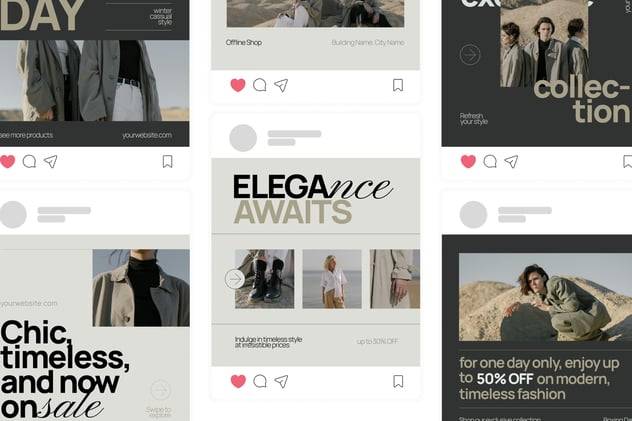 时尚INS风节日营销推广社交媒体公众号推文电商海报设计素材 Boxing Day – Instagram Post 图片素材 第3张-素材湾丨精选海外优质设计素材资源 时尚INS风节日营销推广社交媒体公众号推文电商海报设计素材 Boxing Day – Instagram Post 图片素材 sucaiwan.com