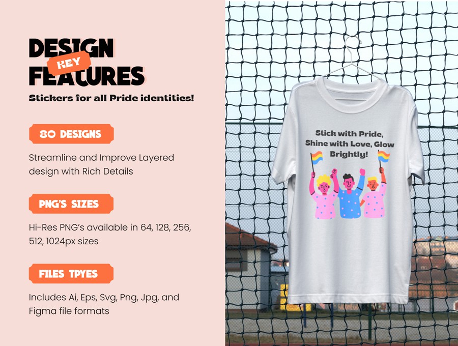 80款可爱卡通趣味奖励激励胜利庆祝手绘矢量插图插画标签贴纸设计Ai/Figma/Png格式素材 Pride Stickers Collection 图片素材 第2张-素材湾丨精选海外优质设计素材资源 80款可爱卡通趣味奖励激励胜利庆祝手绘矢量插图插画标签贴纸设计Ai/Figma/Png格式素材 Pride Stickers Collection 图片素材 sucaiwan.com