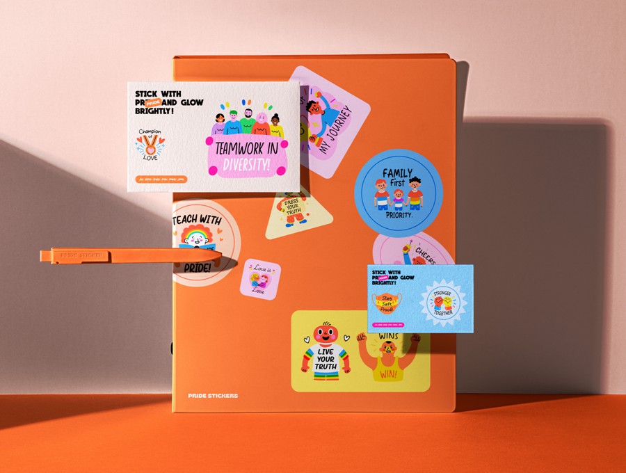 80款可爱卡通趣味奖励激励胜利庆祝手绘矢量插图插画标签贴纸设计Ai/Figma/Png格式素材 Pride Stickers Collection 图片素材 第5张-素材湾丨精选海外优质设计素材资源 80款可爱卡通趣味奖励激励胜利庆祝手绘矢量插图插画标签贴纸设计Ai/Figma/Png格式素材 Pride Stickers Collection 图片素材 sucaiwan.com