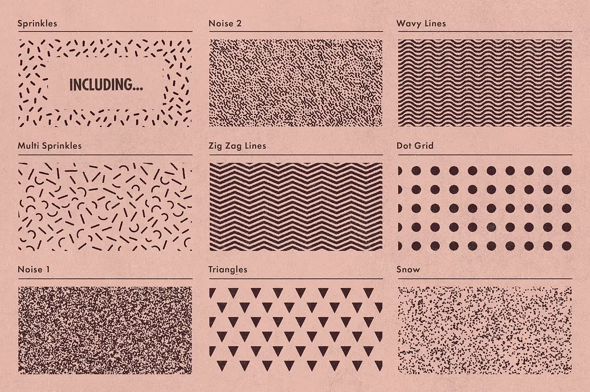 60+复古磨损波点半调颗粒绘画无缝图案矢量纹理肌理PS笔刷预设套装Lithotone for Photoshop 笔刷资源 第5张-素材湾丨精选海外优质设计素材资源 60+复古磨损波点半调颗粒绘画无缝图案矢量纹理肌理PS笔刷预设套装Lithotone for Photoshop 笔刷资源 sucaiwan.com