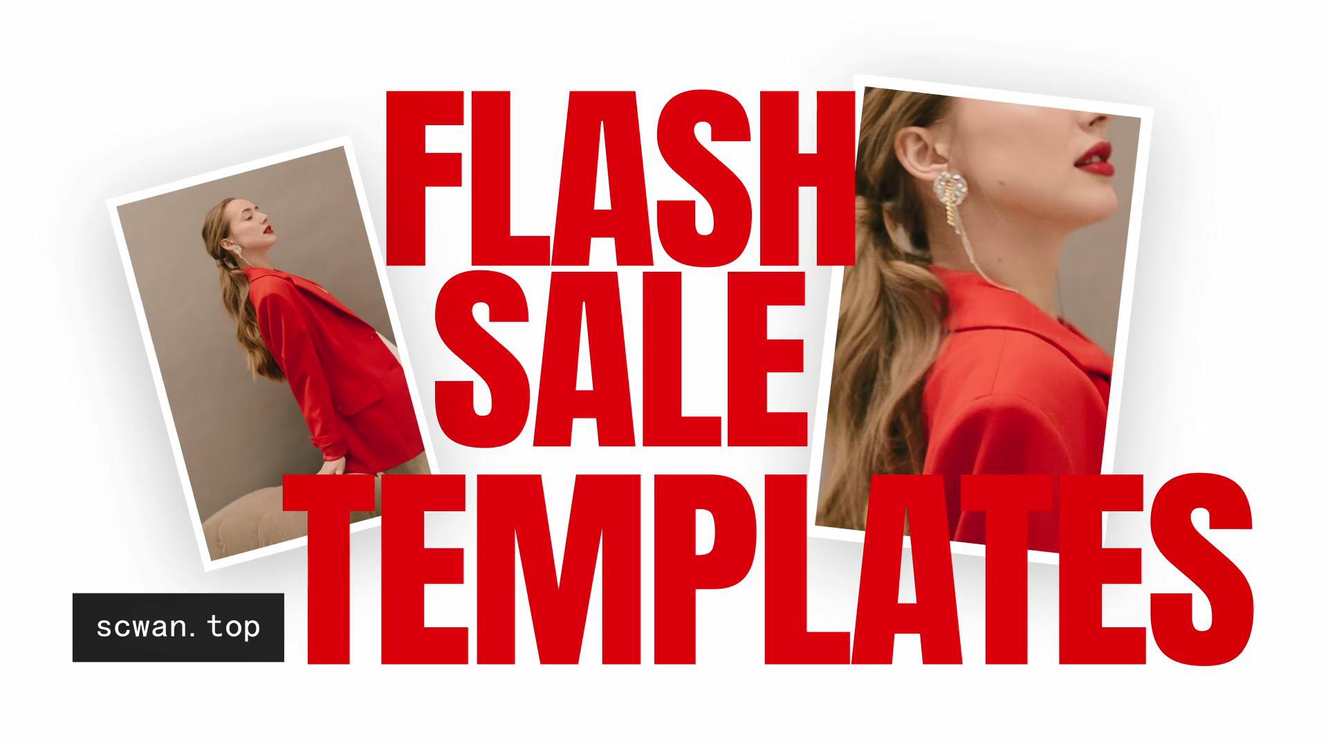 PR模板：6个服装品牌折扣促销活动文字标题排版宣传片头 Flash Sale Animated Templates For After Effects 影视音频 sucaiwan.com