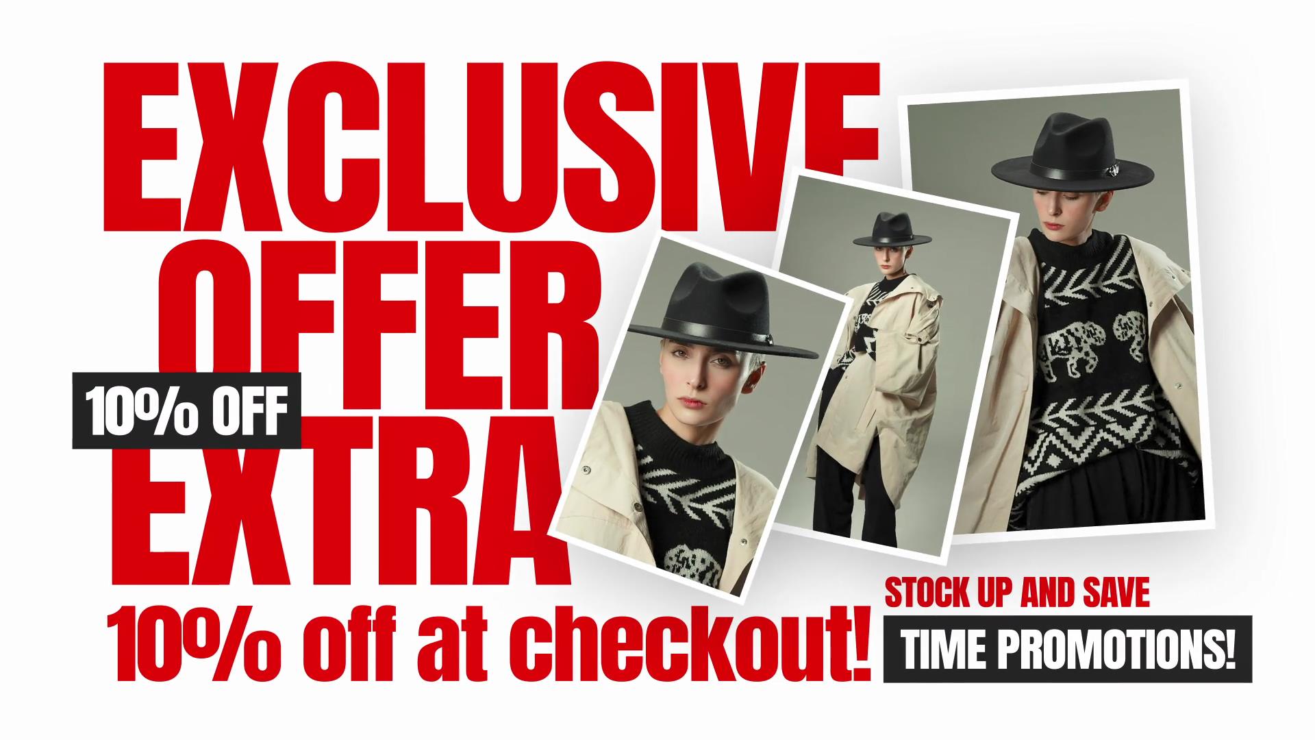 PR模板：6个服装品牌折扣促销活动文字标题排版宣传片头 Flash Sale Animated Templates For After Effects 影视音频 sucaiwan.com