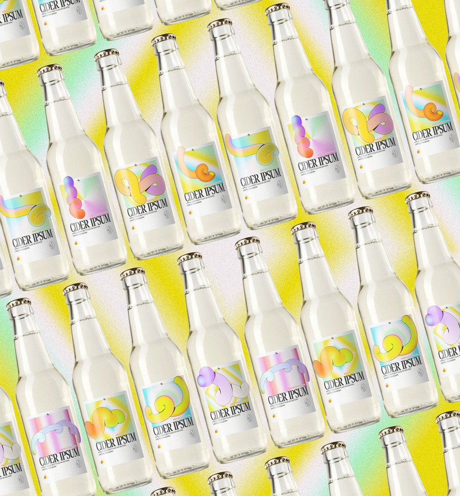 Postmodern Squiggle Vector Clipart 复古后现代波浪形PNG、AI矢量图抽象形状剪贴画 图片素材 sucaiwan.com