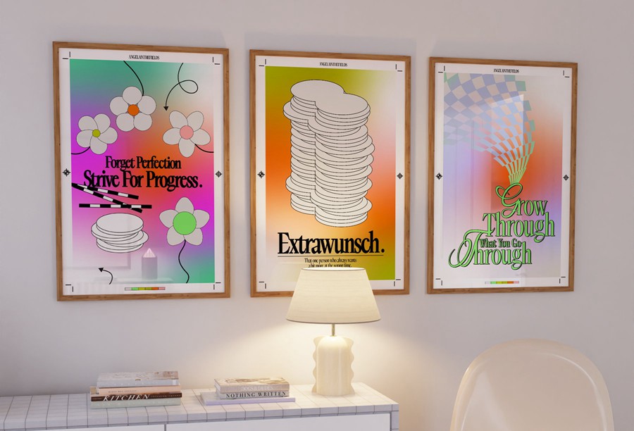 Postmodern Squiggle Vector Clipart 复古后现代波浪形PNG、AI矢量图抽象形状剪贴画 图片素材 sucaiwan.com