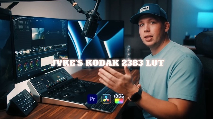 JVKE'S KODAK 2383 LUT 好莱坞电影胶片风格LUT 插件预设 sucaiwan.com