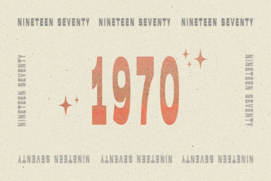 LUNAR PALMS Font 一种完全独特自定义手绘复古标志大写+数字字体 设计素材 sucaiwan.com