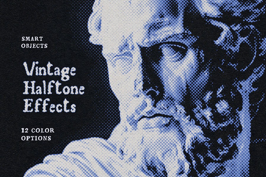 复古半色调老式riso打印照片效果ps特效滤镜样机 Vintage Halftone Effects 插件预设 第1张-素材湾丨精选海外优质设计素材资源 复古半色调老式riso打印照片效果ps特效滤镜样机 Vintage Halftone Effects 插件预设 sucaiwan.com