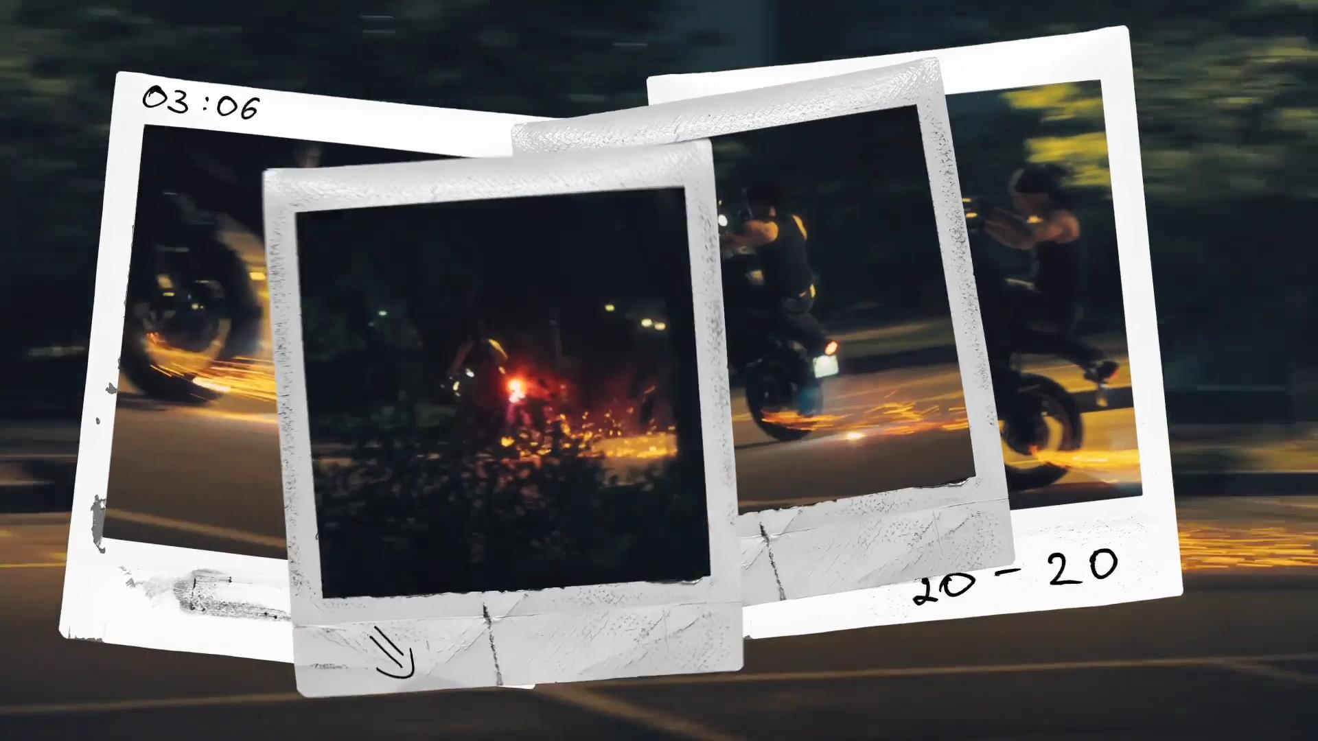 PR模板：12个宝丽来相框人物冻结胶片帧转场过渡 , sucaiwan.com