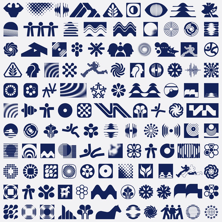 108款现代极简创意工作室企业logo徽标图形icon图标SVG矢量设计套装Studio Icons Set 图标素材 sucaiwan.com