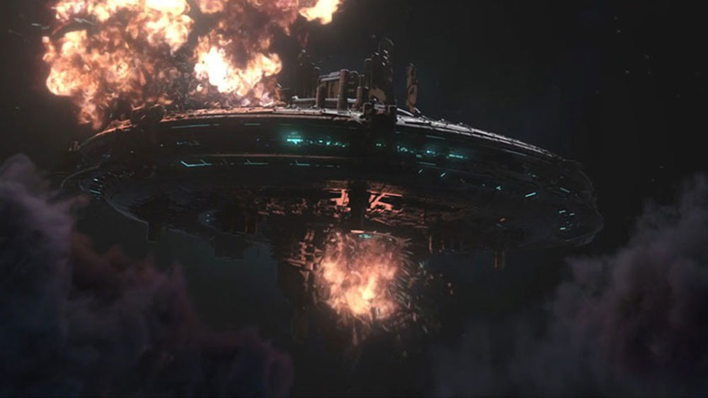 Houdini+Nuke科幻宇宙飞船灯光场爆炸云层景特效合成教程 中文字幕 The Mothership – Lighting & Compositing in Houdini, Arnold & Nuke 设计教程 第1张-素材湾丨精选海外优质设计素材资源 Houdini+Nuke科幻宇宙飞船灯光场爆炸云层景特效合成教程 中文字幕 The Mothership – Lighting & Compositing in Houdini, Arnold & Nuke 设计教程 sucaiwan.com