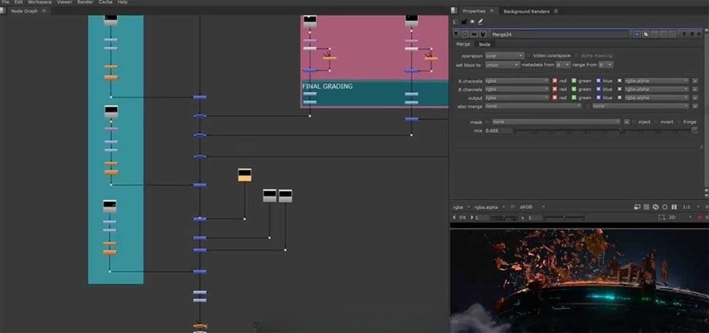 Houdini+Nuke科幻宇宙飞船灯光场爆炸云层景特效合成教程 中文字幕 The Mothership – Lighting & Compositing in Houdini, Arnold & Nuke 设计教程 第2张-素材湾丨精选海外优质设计素材资源 Houdini+Nuke科幻宇宙飞船灯光场爆炸云层景特效合成教程 中文字幕 The Mothership – Lighting & Compositing in Houdini, Arnold & Nuke 设计教程 sucaiwan.com