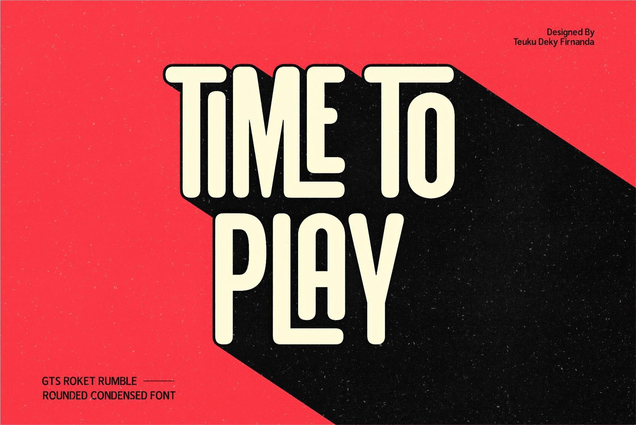 复古霓虹灯效果游戏海报徽标设计无衬线英文字体安装包 GTS Rocket Rumble — Retro Condensed Font 设计素材 sucaiwan.com