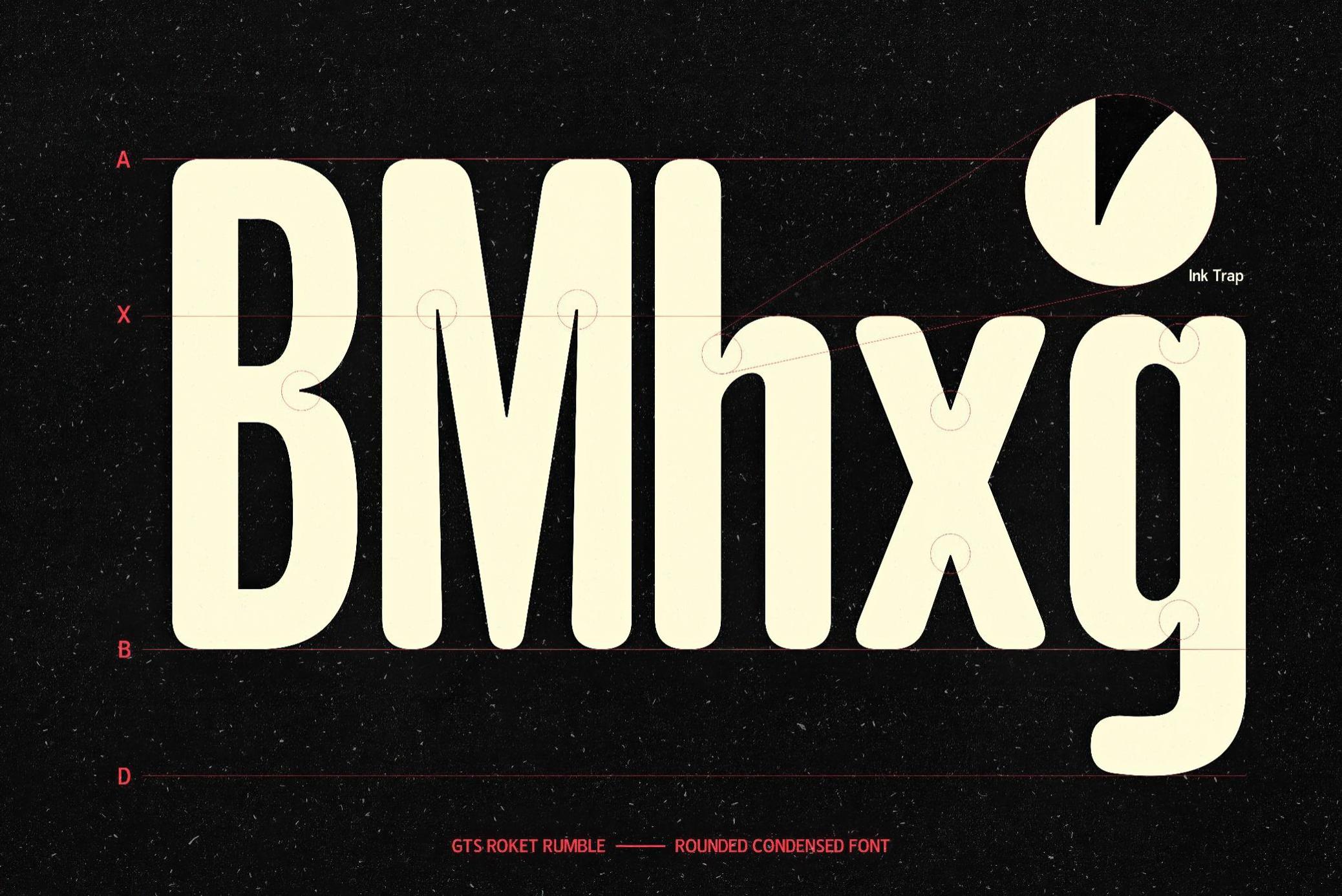 复古霓虹灯效果游戏海报徽标设计无衬线英文字体安装包 GTS Rocket Rumble — Retro Condensed Font 设计素材 sucaiwan.com