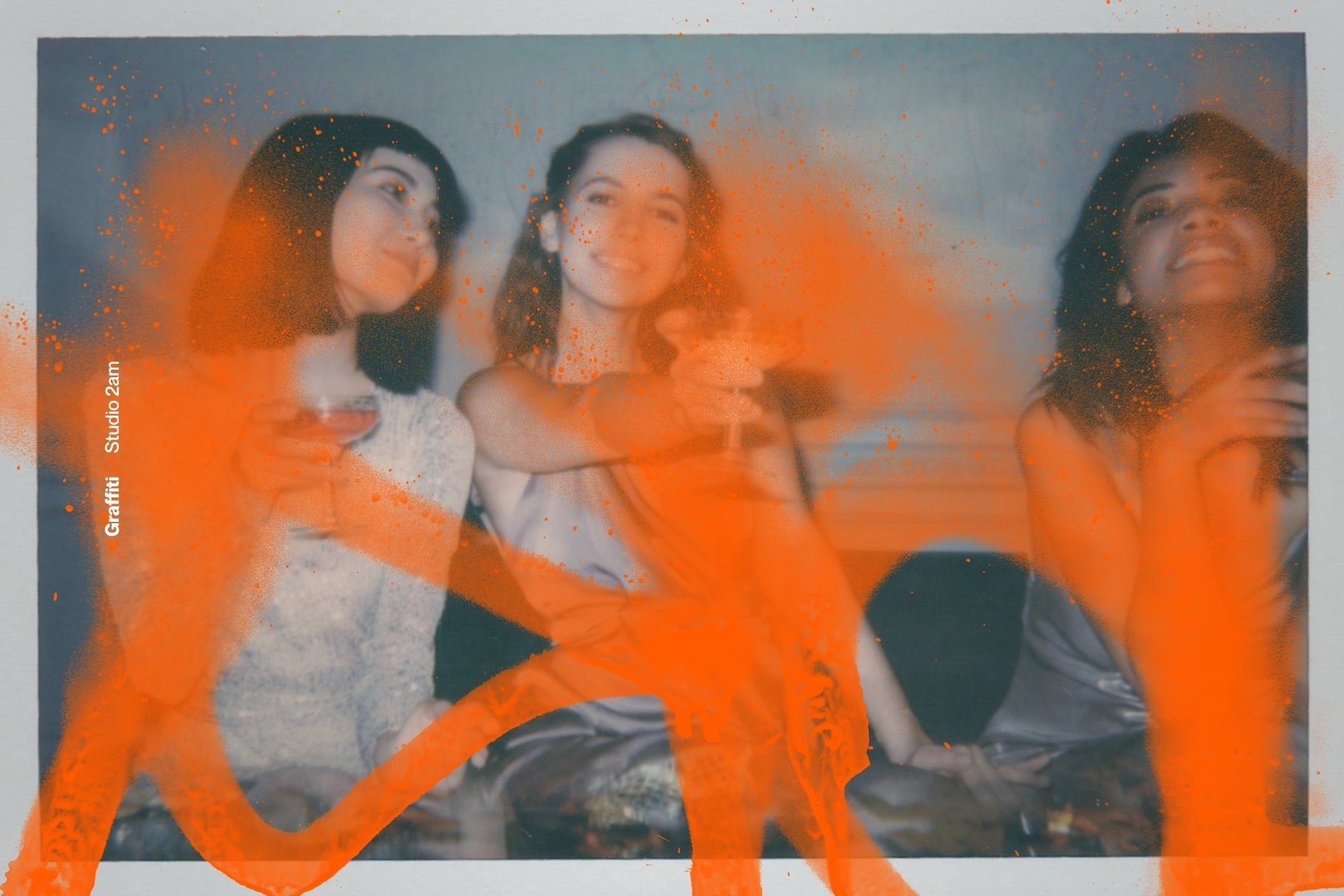 Graffiti - 75 Grunge Spray Textures 70多种涂鸦标记背景照片海报设计PNG透明叠加层 图片素材 sucaiwan.com