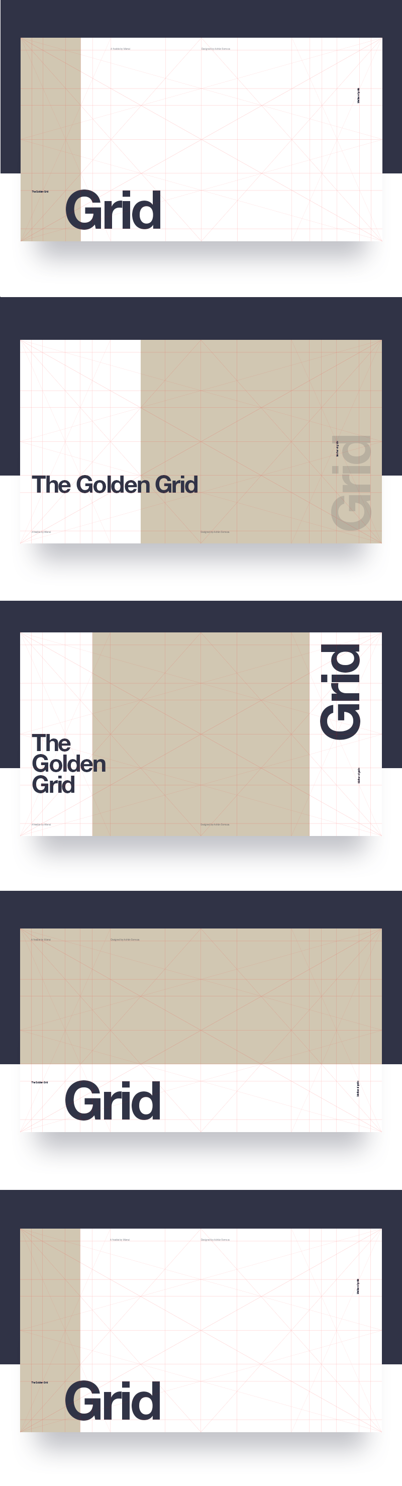黄金标准网格 图文排版利器设计辅助工具多格式排版参考模板Golden Grid System PSD/AI/EPS/XD/Sketch 图片素材 sucaiwan.com