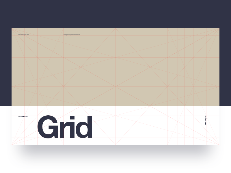 黄金标准网格 图文排版利器设计辅助工具多格式排版参考模板Golden Grid System PSD/AI/EPS/XD/Sketch 图片素材 sucaiwan.com