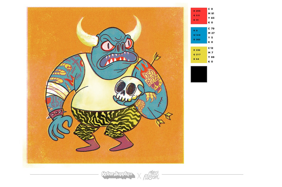 90年代复古半调颗粒勾线上色特效水墨铅笔钢笔专业手绘插画Procreate笔刷纸张肌理纹理设计套装RSCO and Chris Piascik The Chris Piascik Pack for Procreate , 第18张-素材湾丨精选海外优质设计素材资源 90年代复古半调颗粒勾线上色特效水墨铅笔钢笔专业手绘插画Procreate笔刷纸张肌理纹理设计套装RSCO and Chris Piascik The Chris Piascik Pack for Procreate , sucaiwan.com