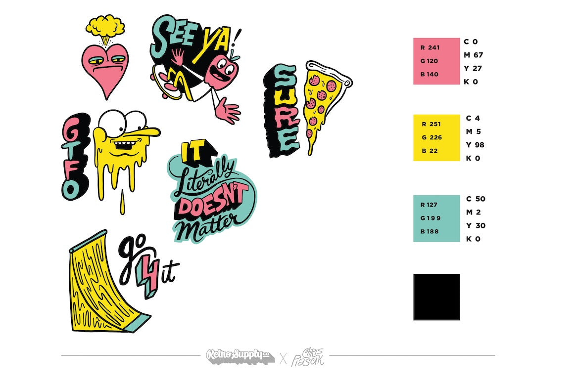 90年代复古半调颗粒勾线上色特效水墨铅笔钢笔专业手绘插画Procreate笔刷纸张肌理纹理设计套装RSCO and Chris Piascik The Chris Piascik Pack for Procreate , 第19张-素材湾丨精选海外优质设计素材资源 90年代复古半调颗粒勾线上色特效水墨铅笔钢笔专业手绘插画Procreate笔刷纸张肌理纹理设计套装RSCO and Chris Piascik The Chris Piascik Pack for Procreate , sucaiwan.com