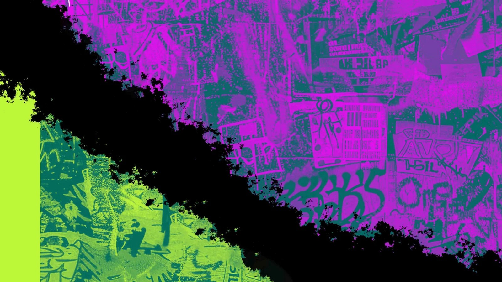 复古创意涂鸦街头艺术混合媒体叠加转场过渡视频素材+音效 Overlay - Creative Graffiti - Overlays & Transitions Pack 影视音频 sucaiwan.com
